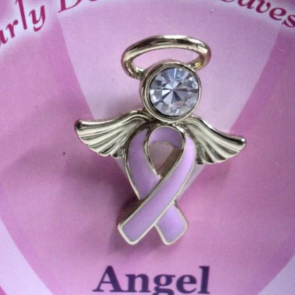 Breast cancer Pink Angel tac pin